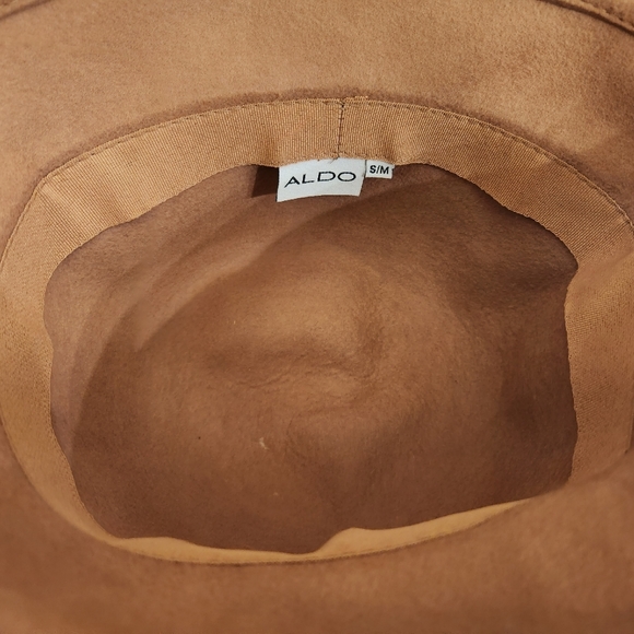 Aldo Felt Bucket Hat, Cognac Brown, Size S/M - Picture 5 of 6